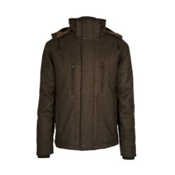 Gr.50 Hubertus Loden Blouson Füssen oliv/braun - Abbildung 1